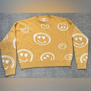 Cutest debut sweater! Color is so fun